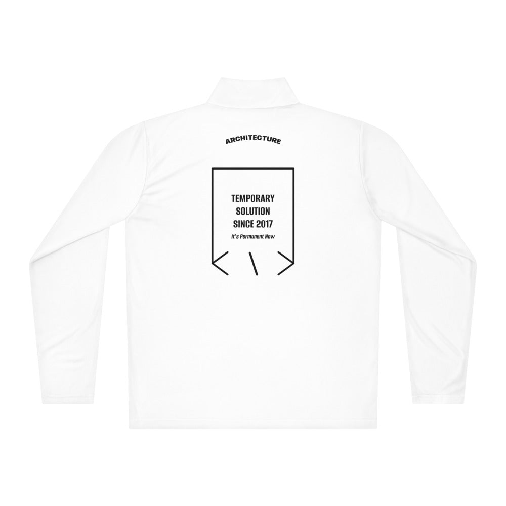 Temporary Solution Since 2017 — White Black back mockup