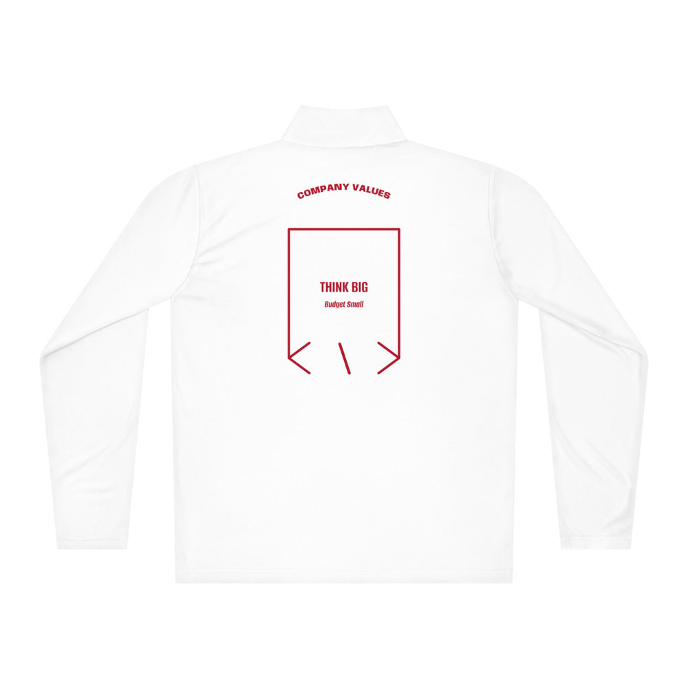 Think Big — White True Red back mockup