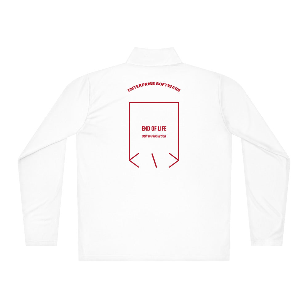 End Of Life — White True Red back mockup