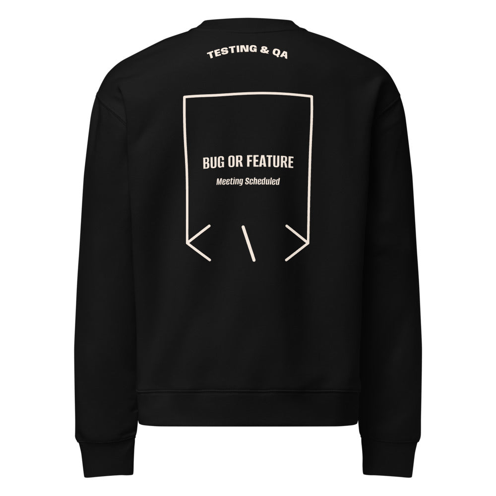 Bug Or Feature — Black Bone back mockup