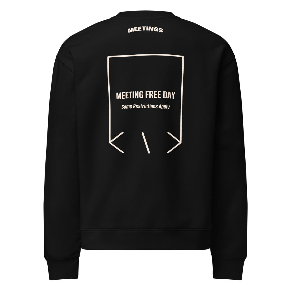 Meeting Free Day — Black Bone back mockup