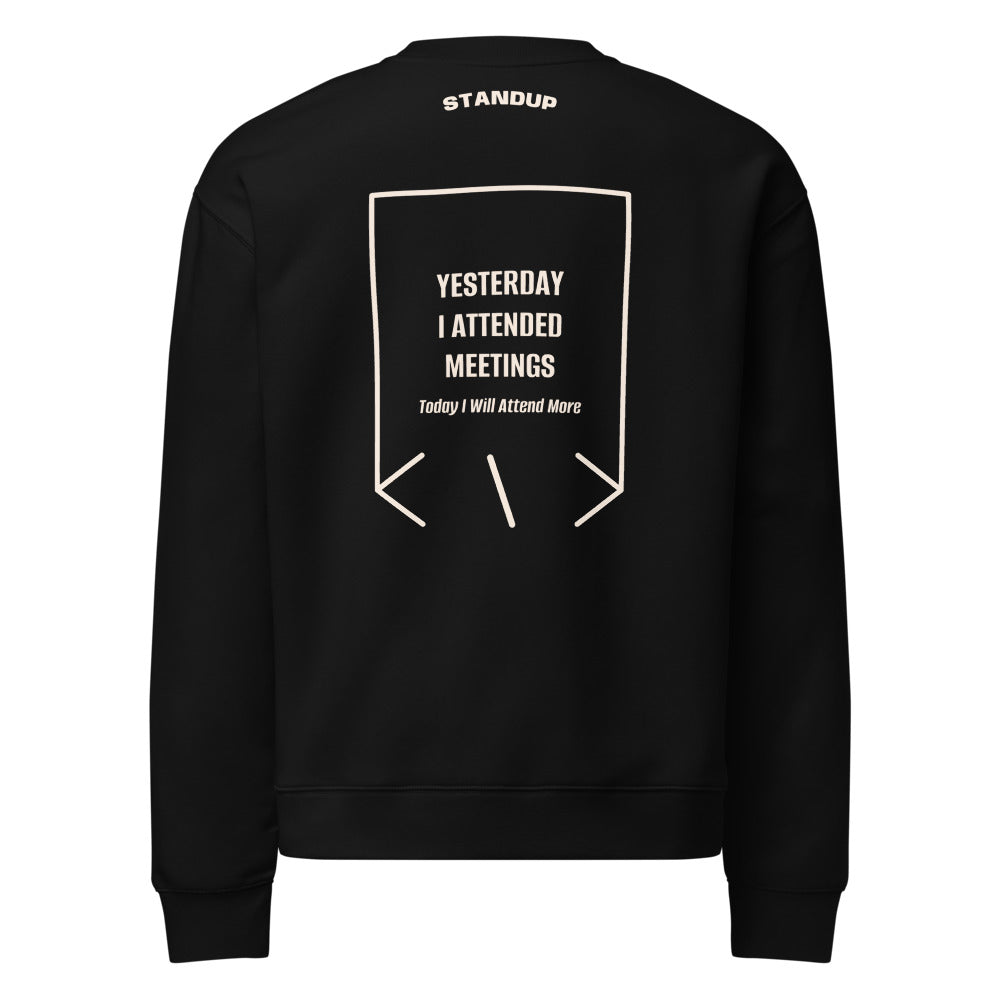 Yesterday I Attended Meetings — secondary back mockup