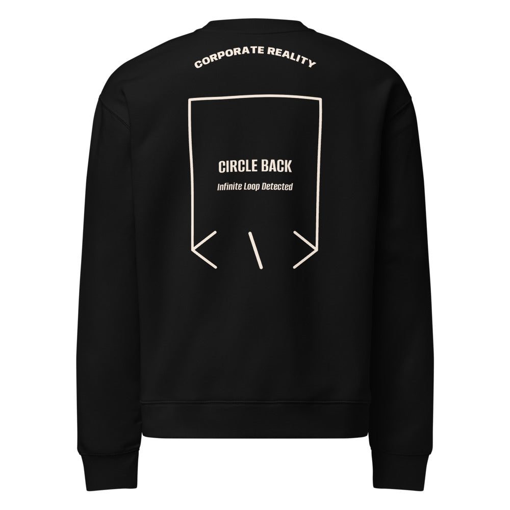 Circle Back — Black Bone back mockup