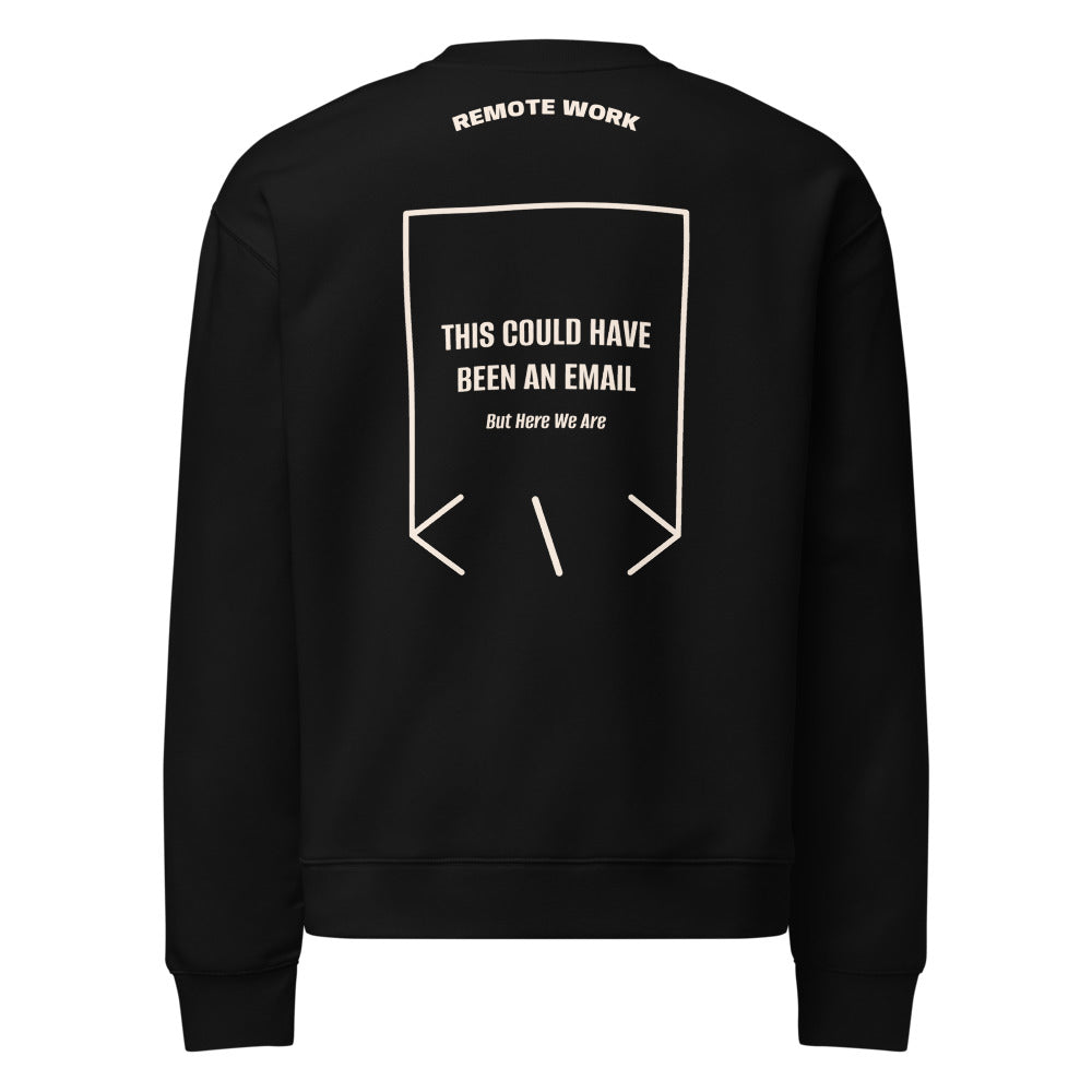This Could Have Been An Email — Black Bone back mockup