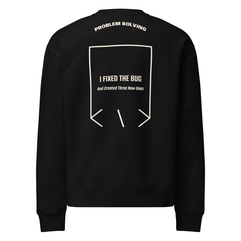 I Fixed The Bug — Black Bone back mockup