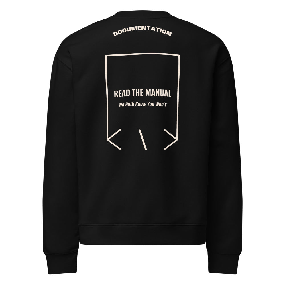 Read The Manual — Black Bone back mockup