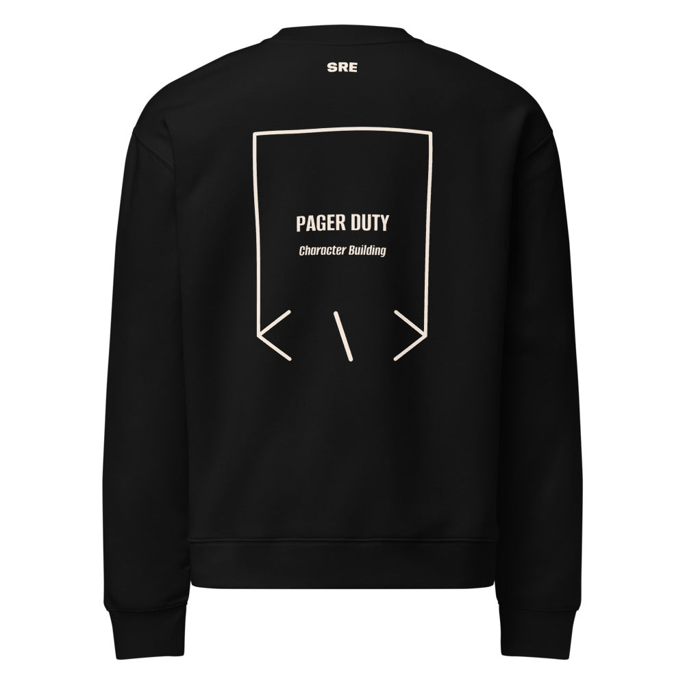 Pager Duty — Black Bone back mockup
