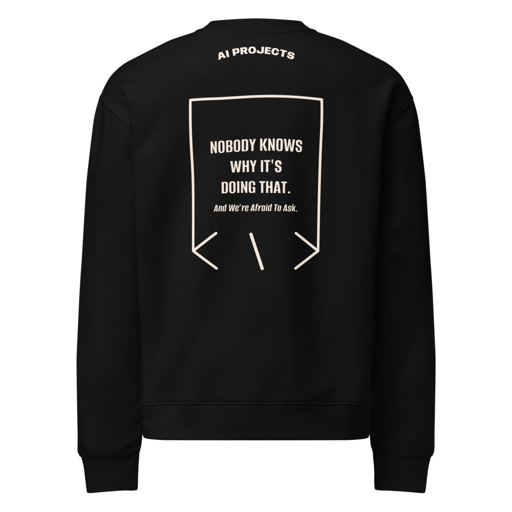 Nobody Knows Why It's Doing That. — secondary back mockup