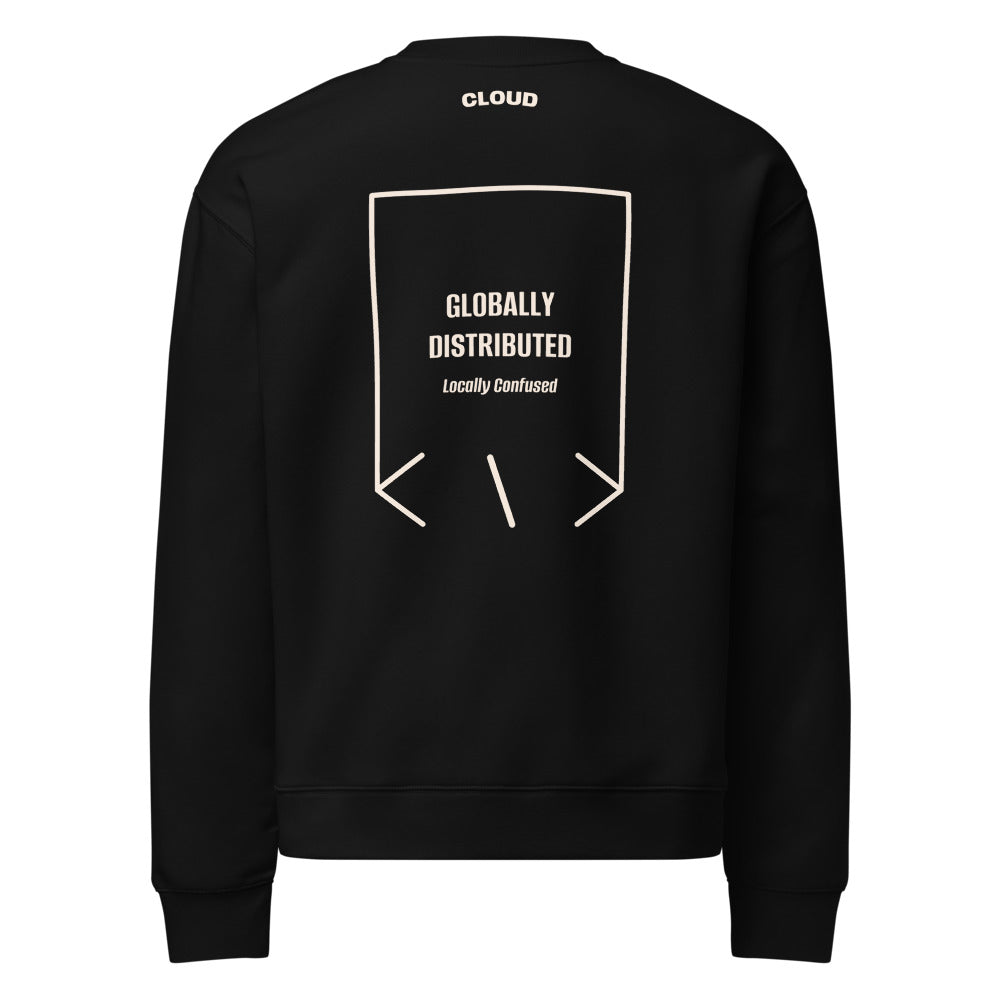 Globally Distributed — Black Bone back mockup