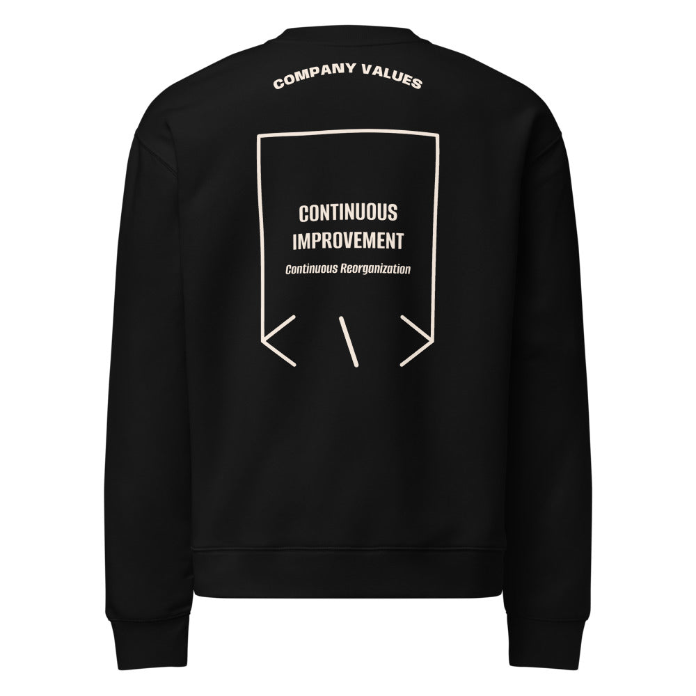 Continuous Improvement — Black Bone back mockup