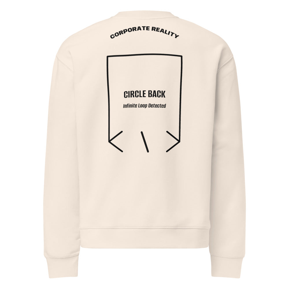 Circle Back — Bone Black back mockup