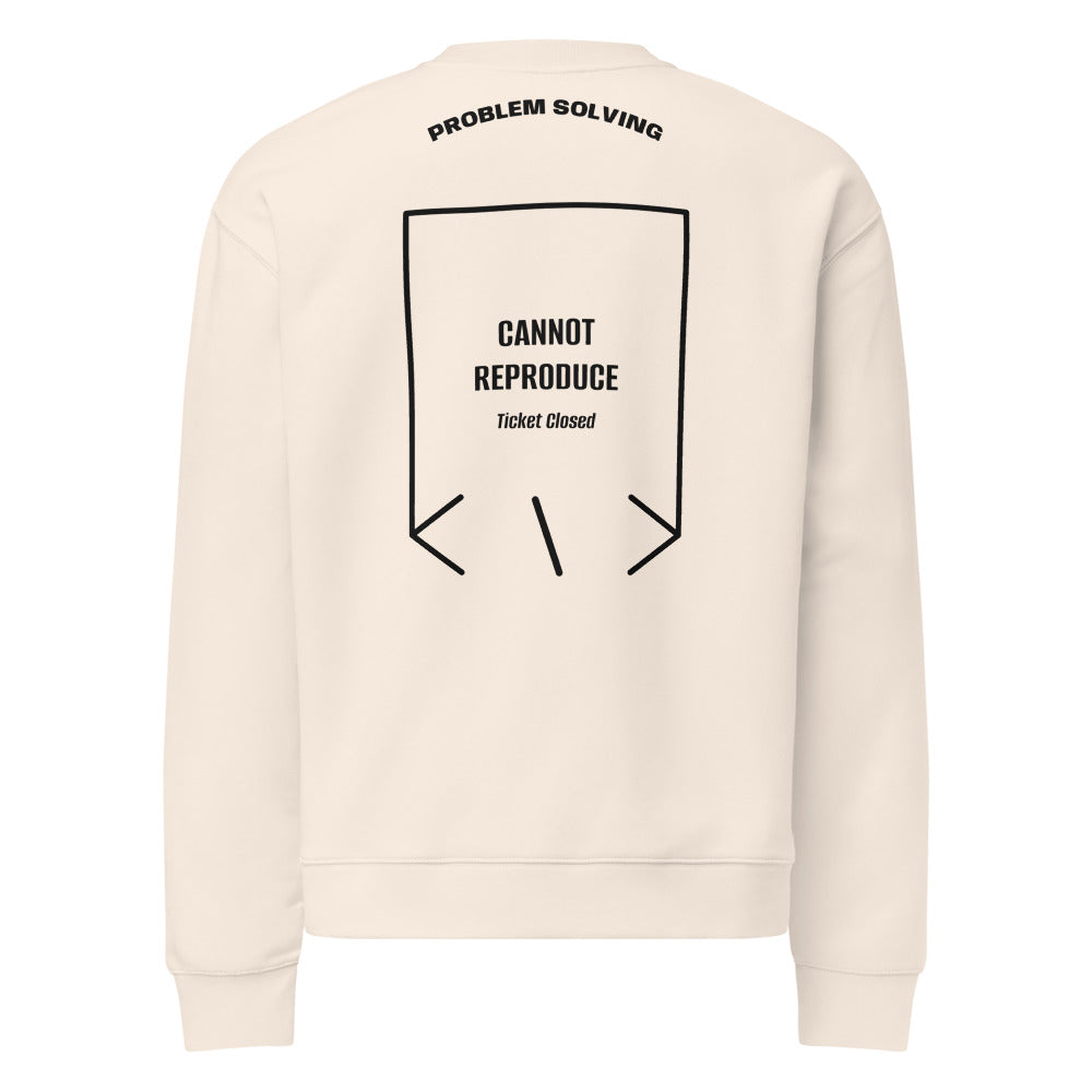 Cannot Reproduce — Bone Black back mockup