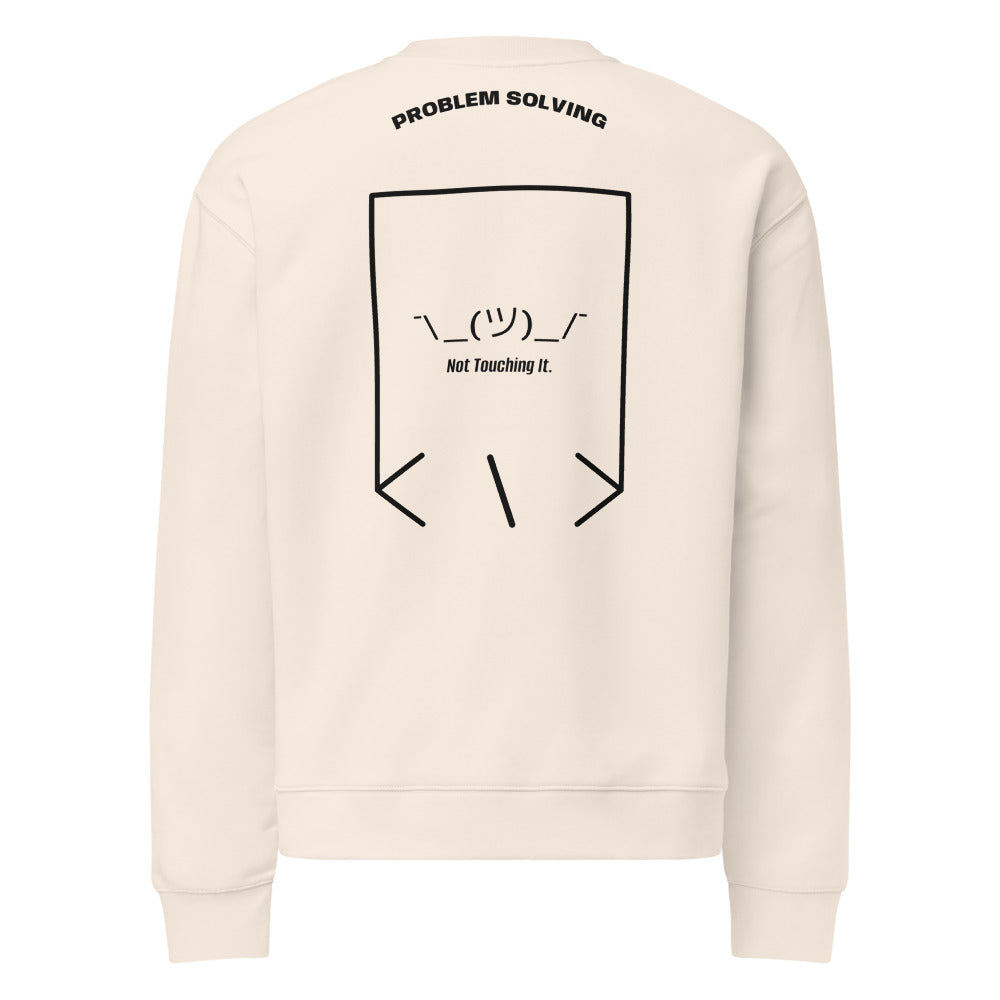 ¯\_(ツ)_/¯ — Bone Black back mockup