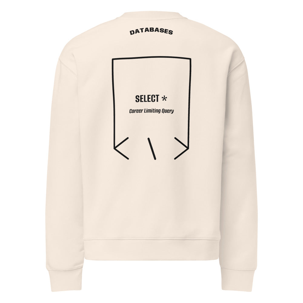 SELECT * — Bone Black back mockup