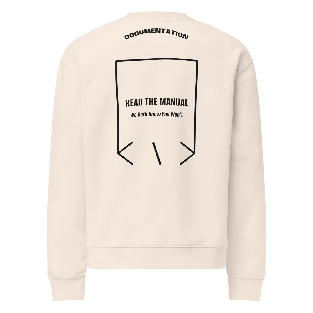 Read The Manual — secondary back mockup