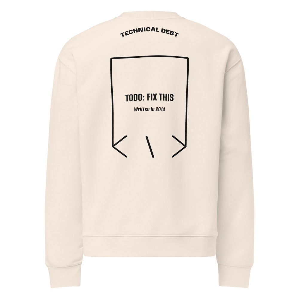 TODO: Fix This — Bone Black back mockup