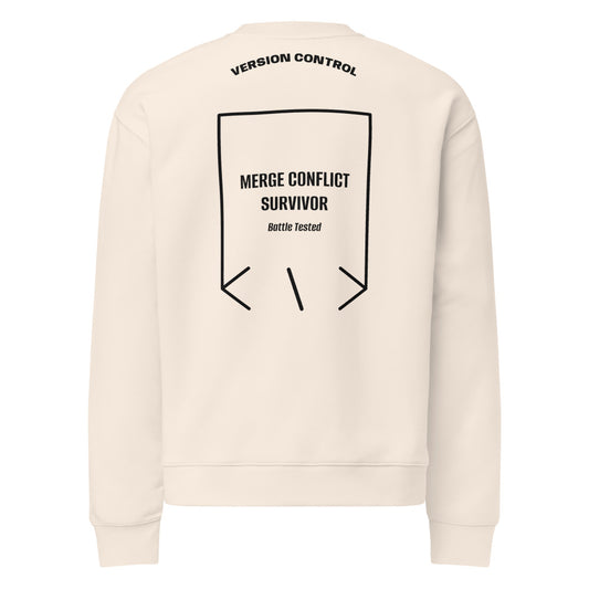 Merge Conflict Survivor — secondary back mockup