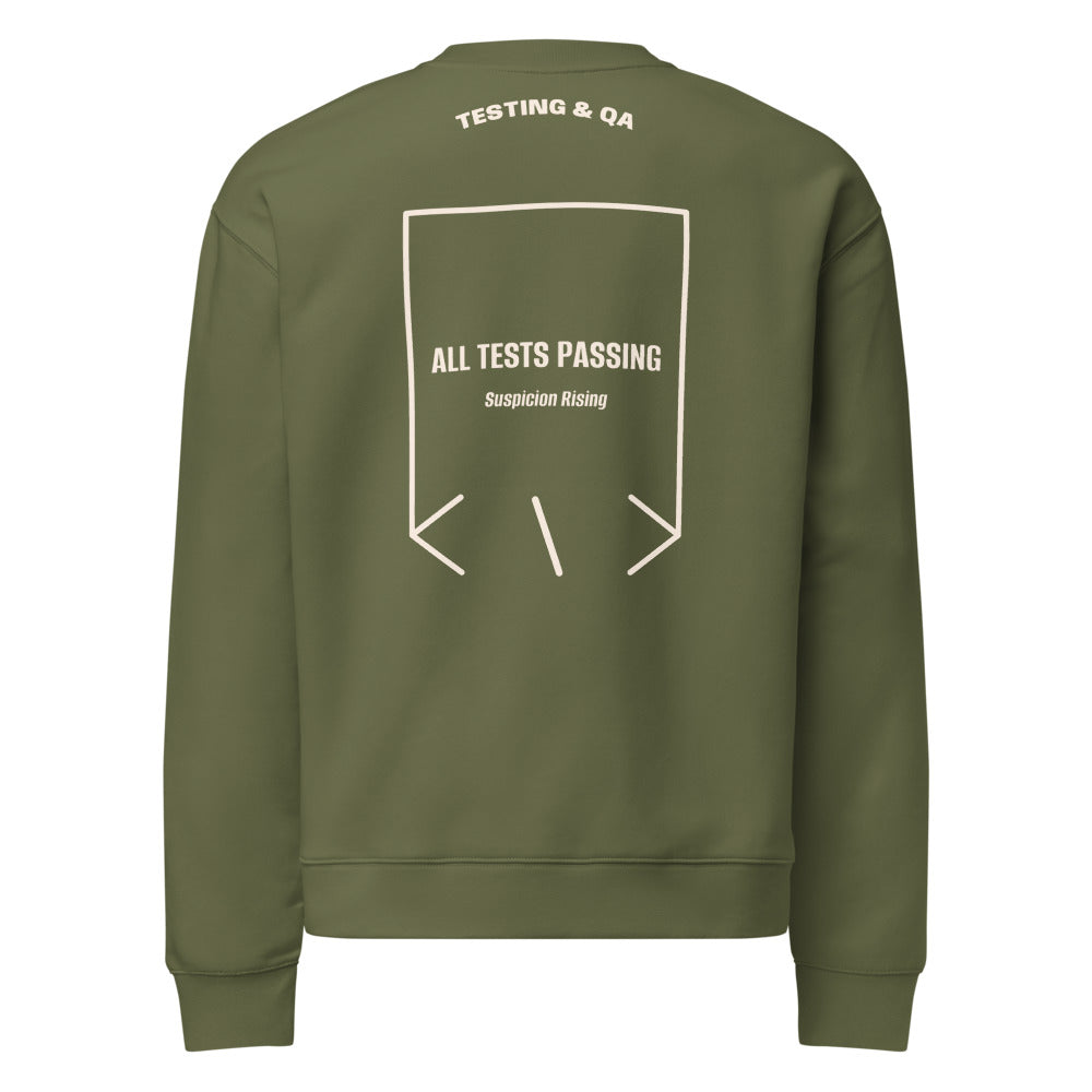 All Tests Passing — Cypress Bone back mockup