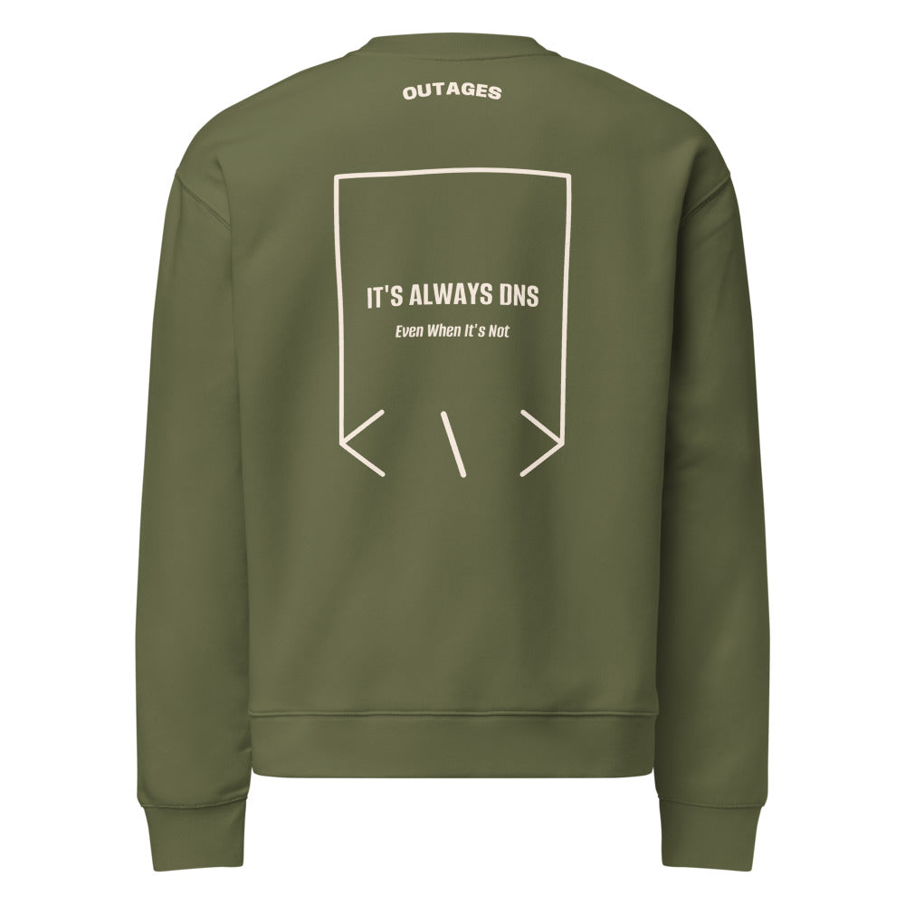It's Always DNS — Cypress Bone back mockup