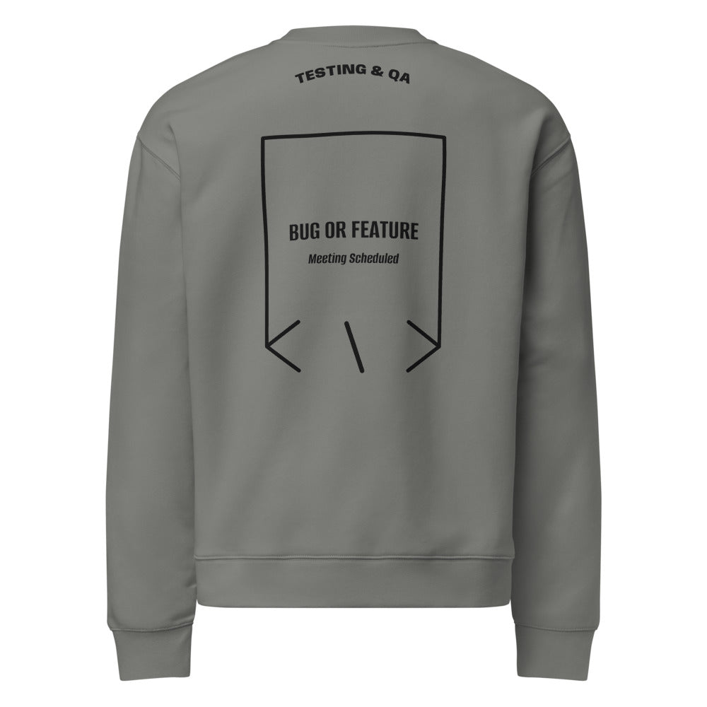 Bug Or Feature — Shadow Black back mockup