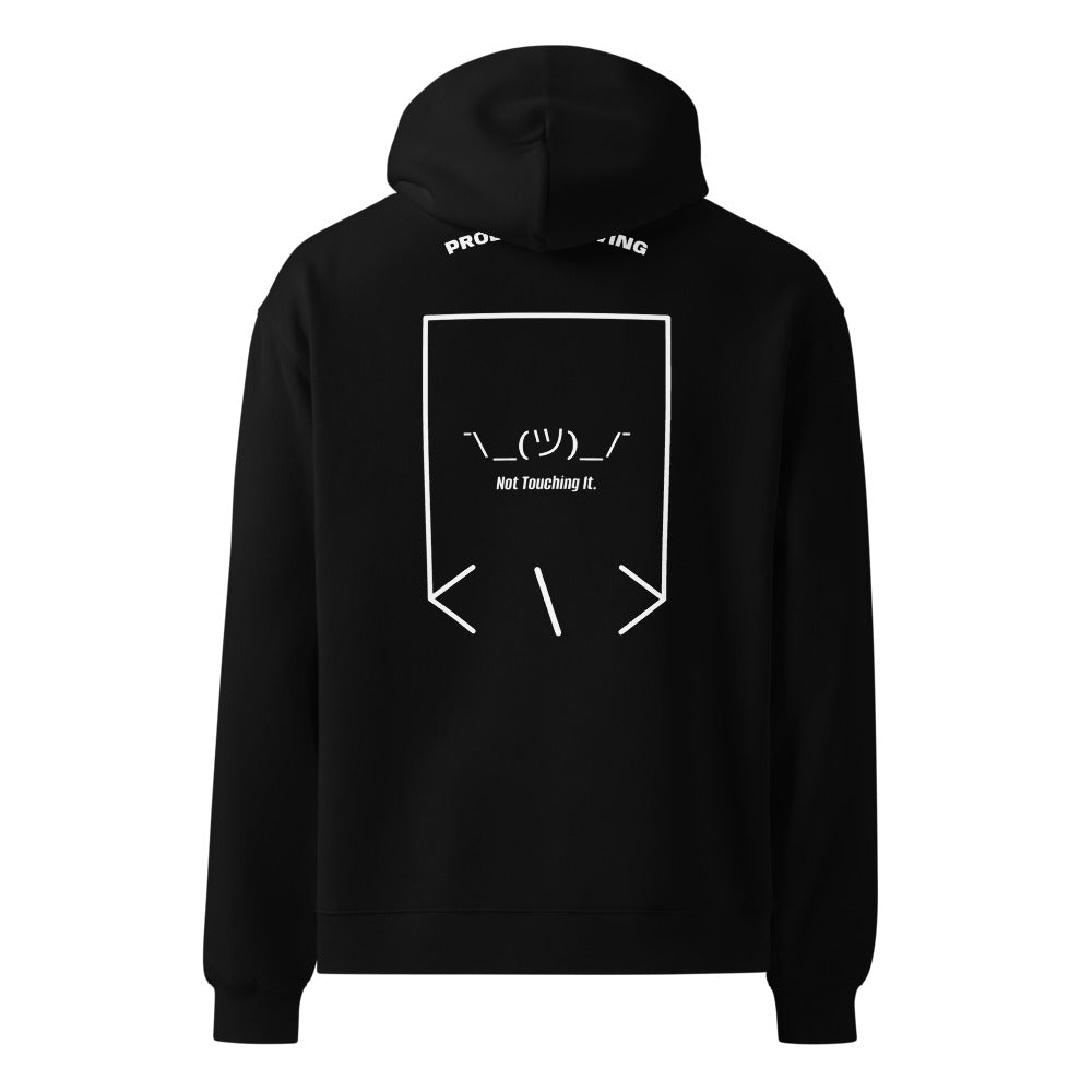 ¯\_(ツ)_/¯ — Black White back mockup