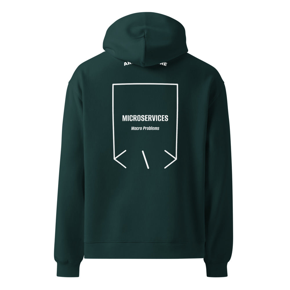 Microservices — Pine Green White back mockup