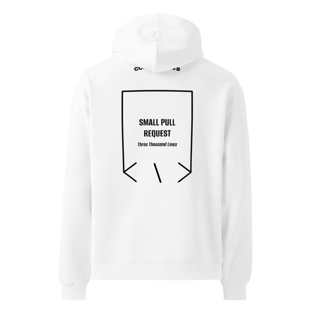 Small Pull Request — White Black back mockup