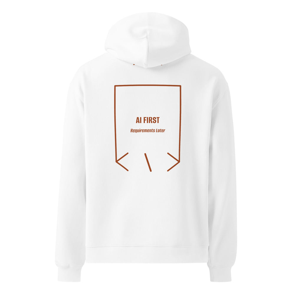 AI First — White Clay back mockup