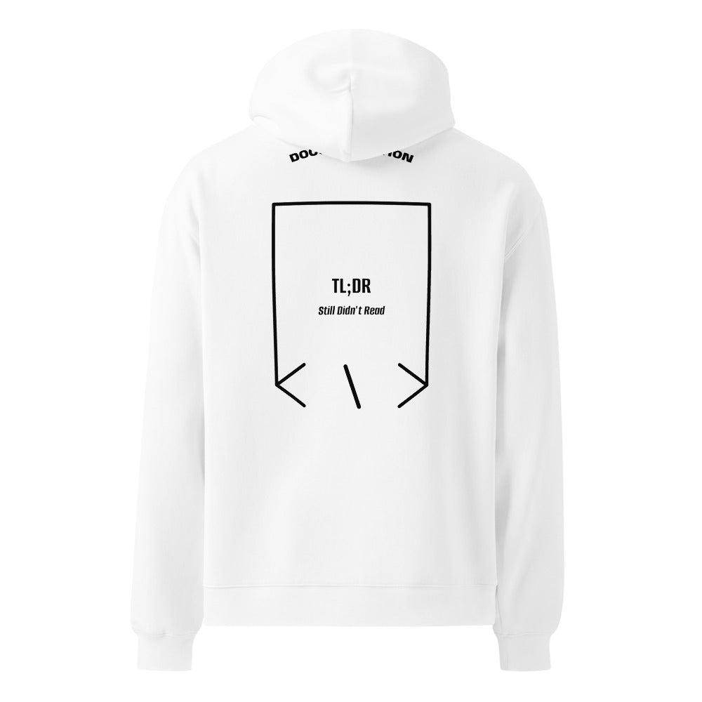 TL;DR — White Black back mockup