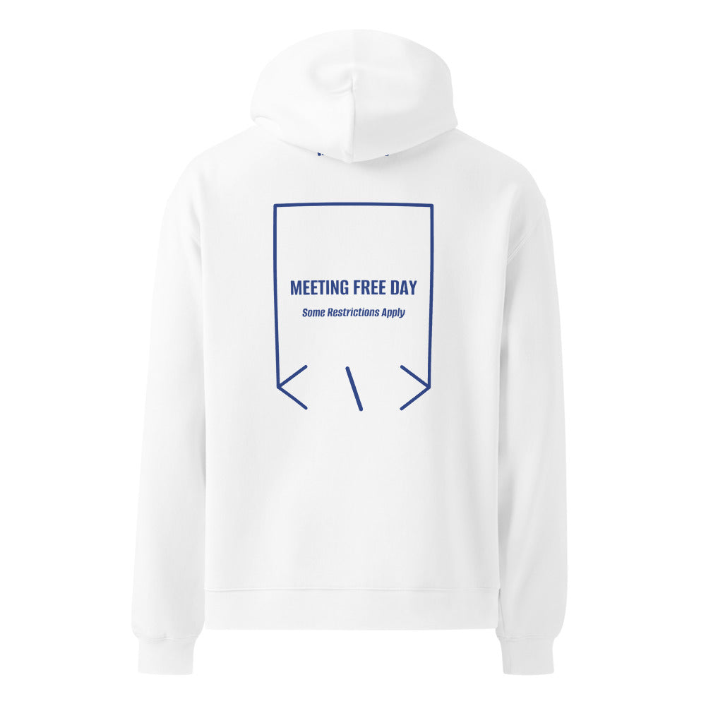 Meeting Free Day — White Cobalt back mockup