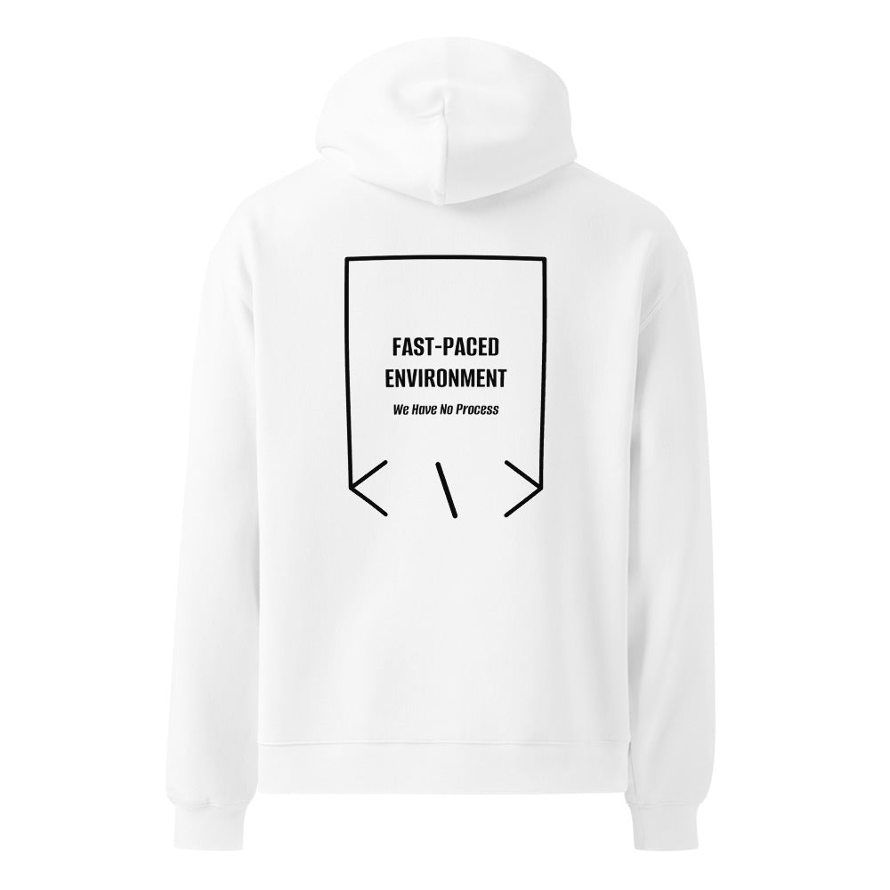 Fast-Paced Environment — White Black back mockup