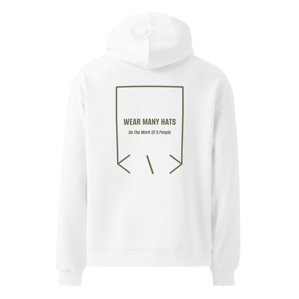 Wear Many Hats — White Cypress back mockup