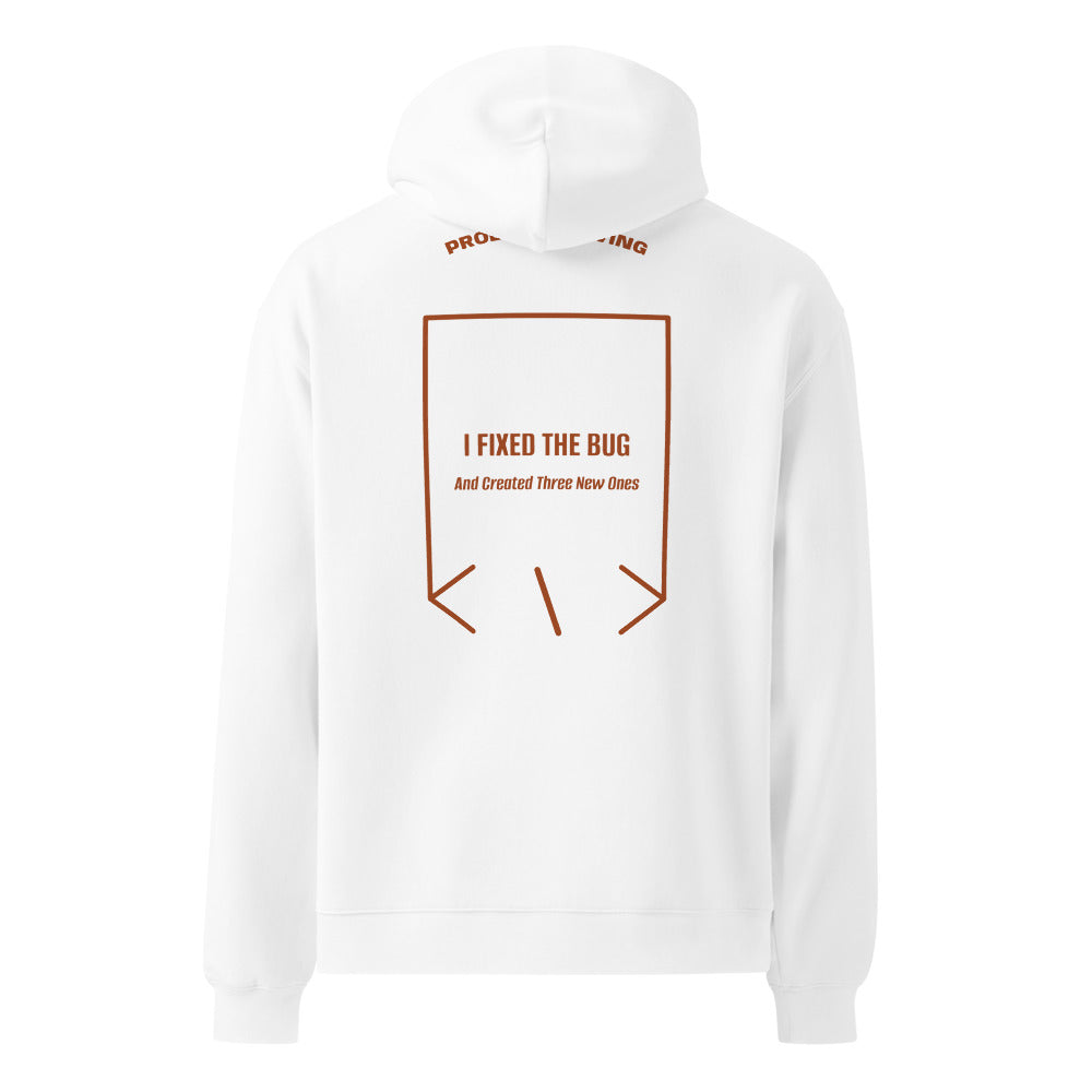I Fixed The Bug — White Clay back mockup