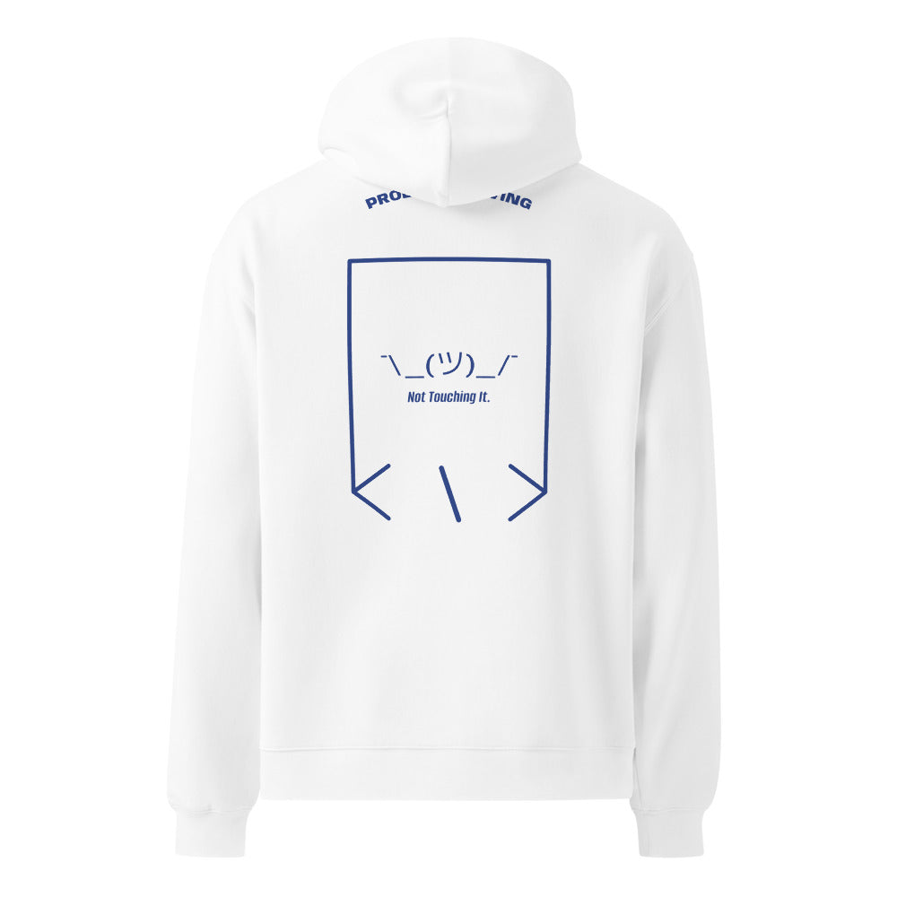 ¯\_(ツ)_/¯ — White Cobalt back mockup