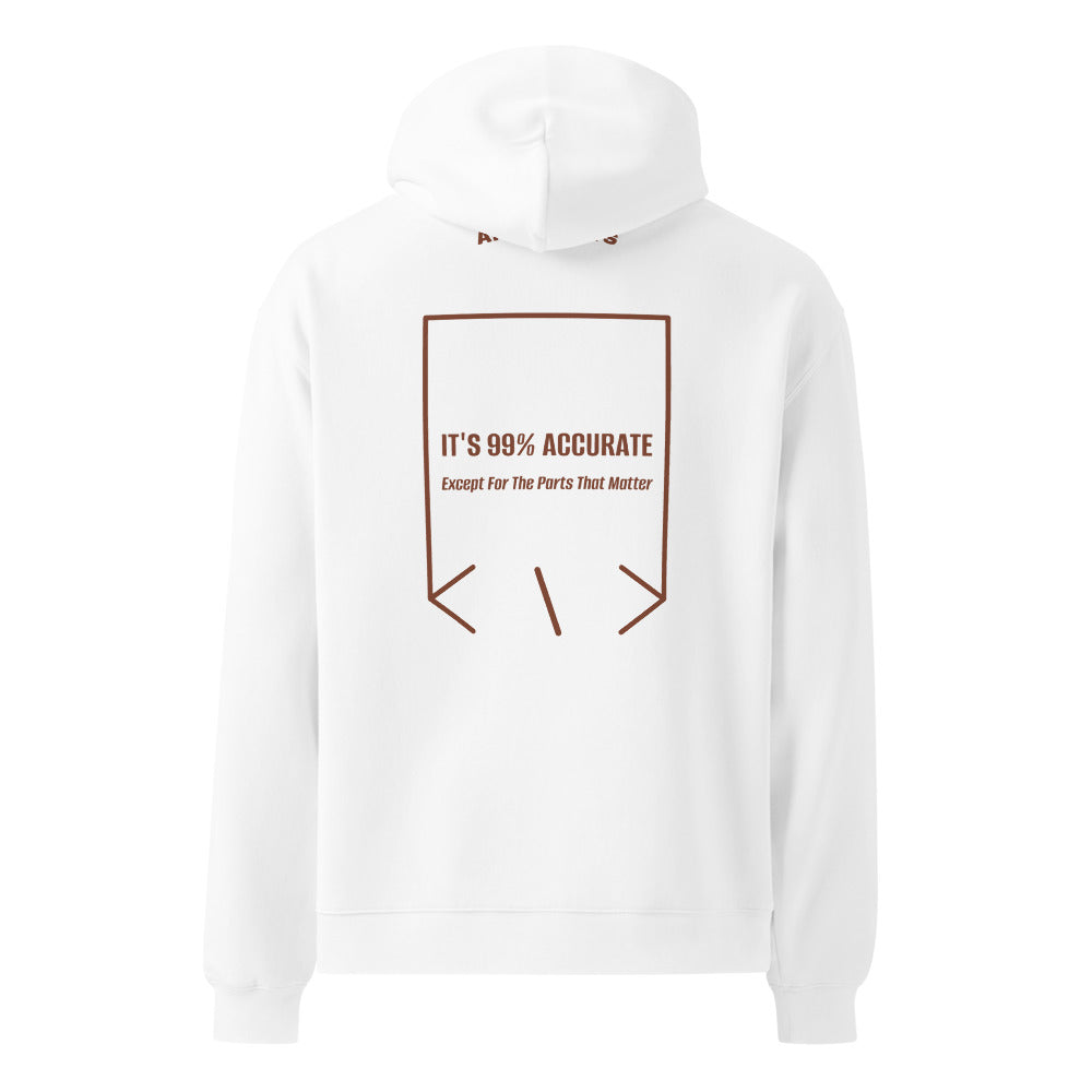 It's 99% Accurate — White Chestnut back mockup