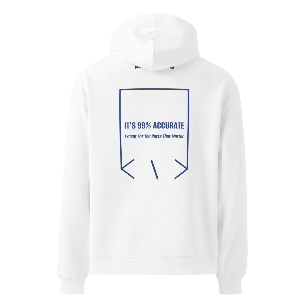 It's 99% Accurate — White Cobalt back mockup