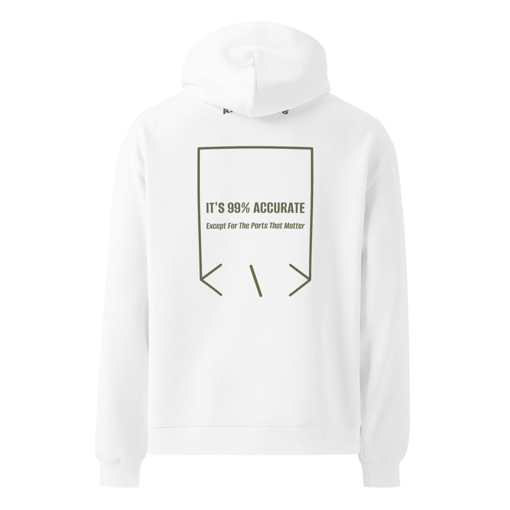 It's 99% Accurate — White Cypress back mockup