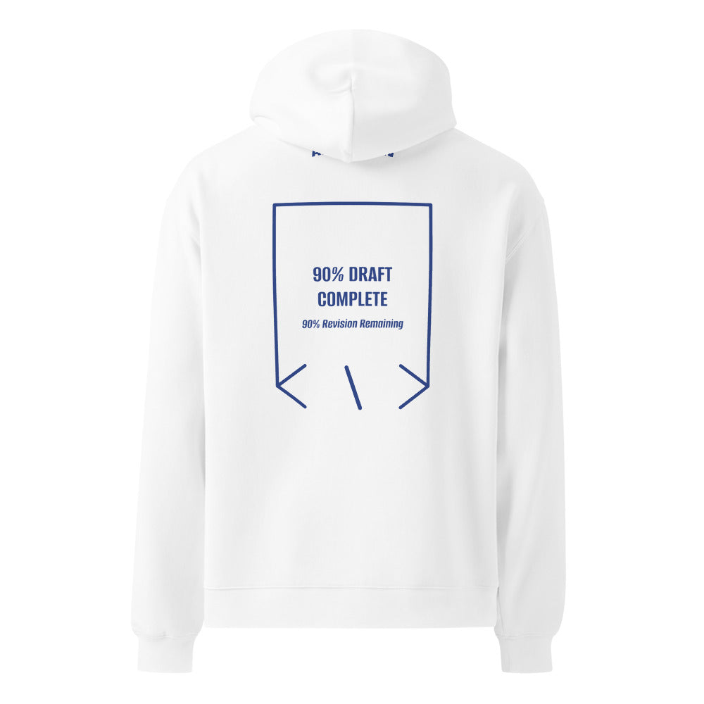 90% Draft Complete — White Cobalt back mockup