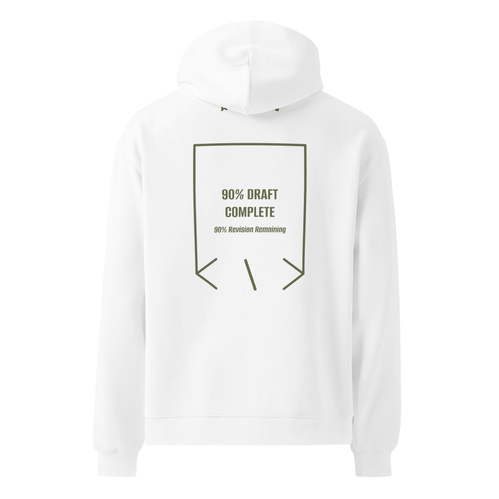 90% Draft Complete — White Cypress back mockup