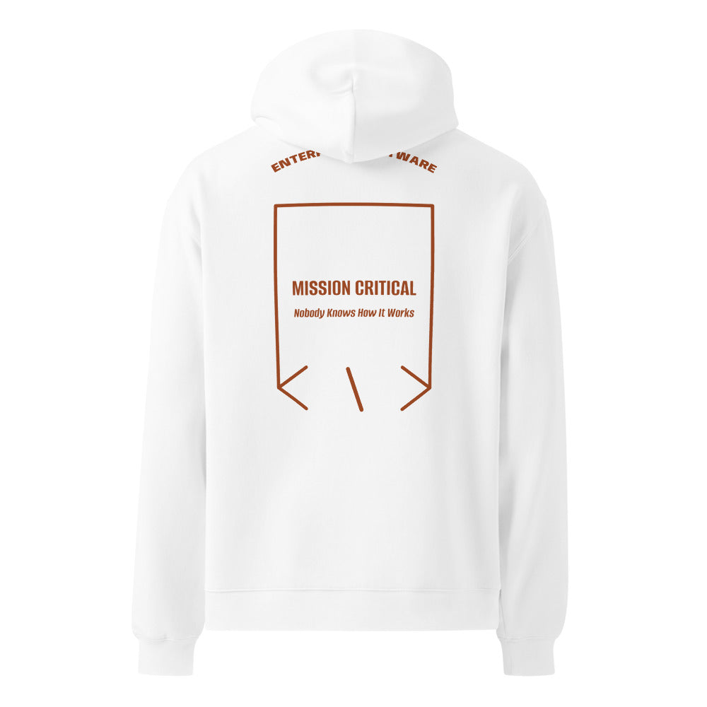Mission Critical — White Clay back mockup