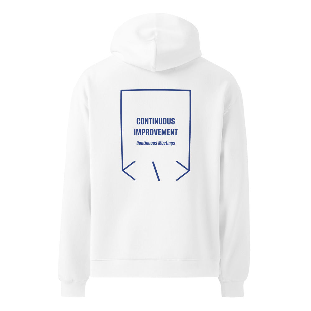 Continuous Improvement — White Cobalt back mockup