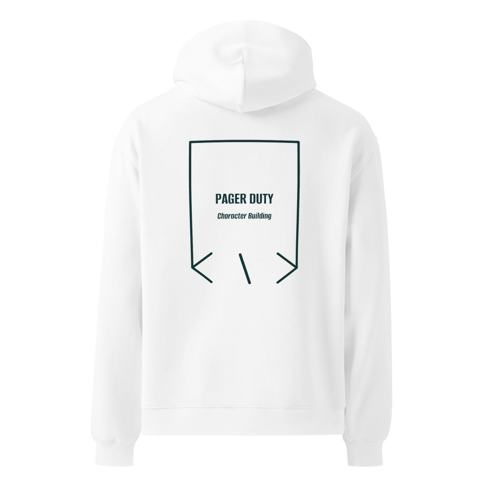 Pager Duty — White Pine Green back mockup