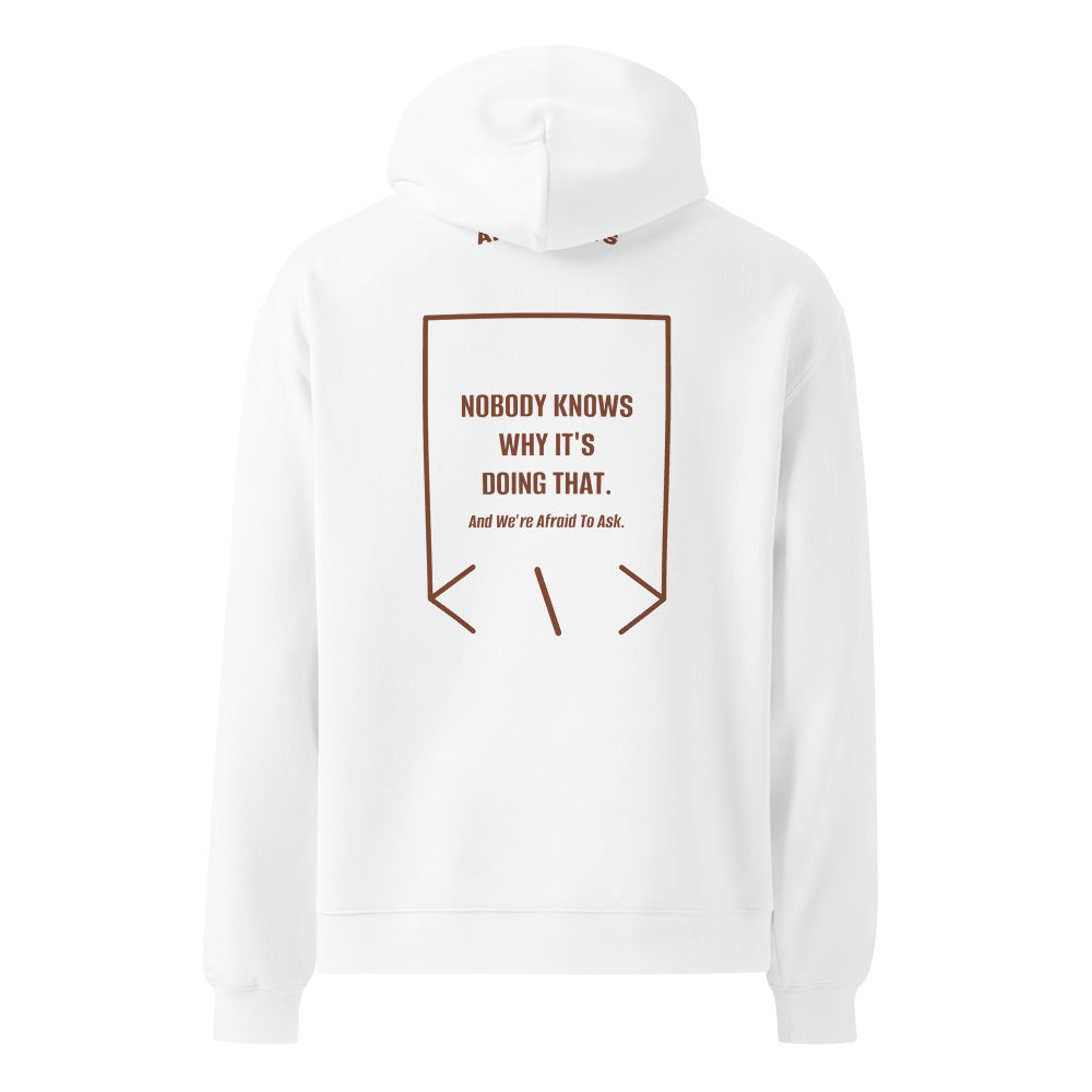 Nobody Knows Why It's Doing That. — White Chestnut back mockup