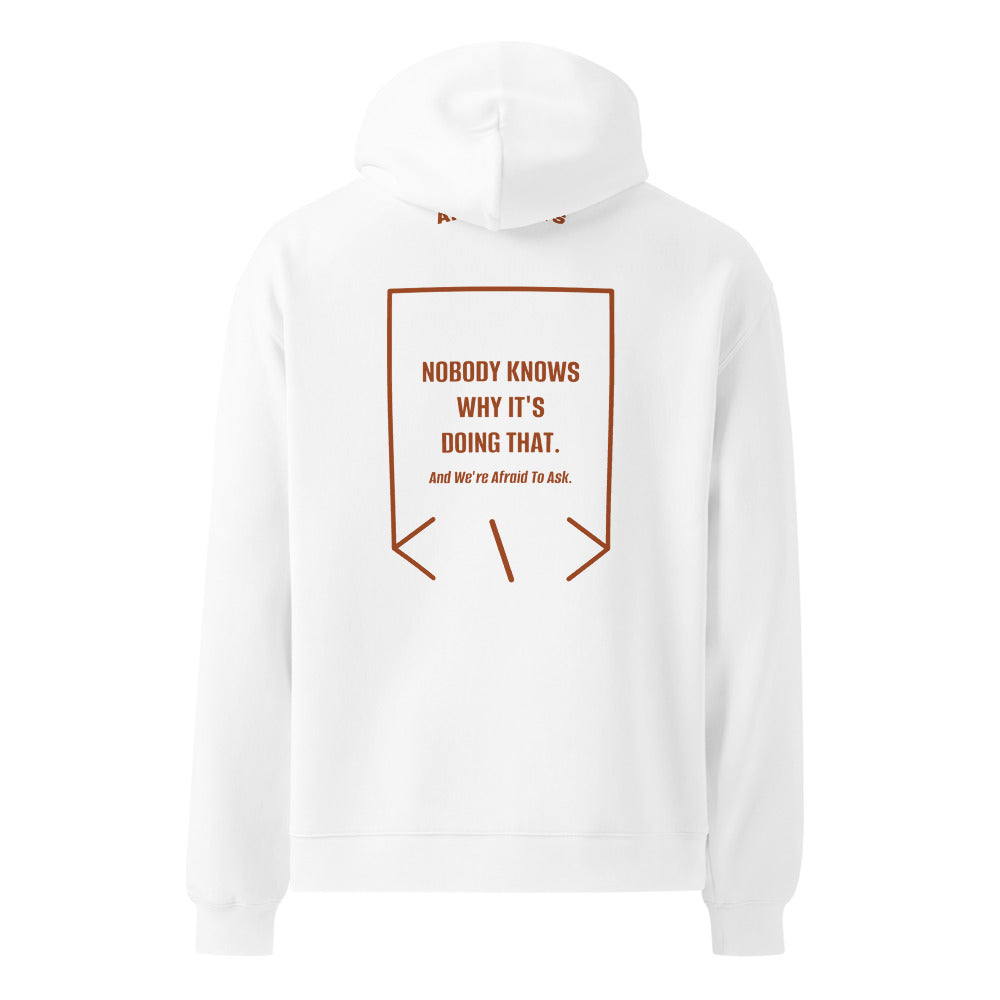 Nobody Knows Why It's Doing That. — White Clay back mockup