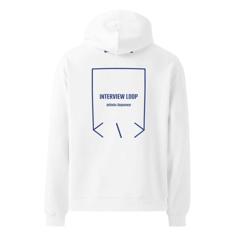 Interview Loop — White Cobalt back mockup