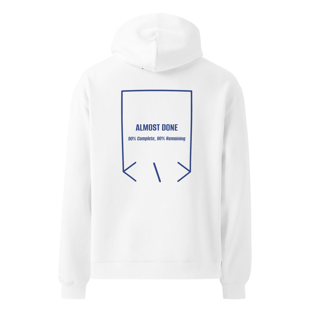 Almost Done — White Cobalt back mockup