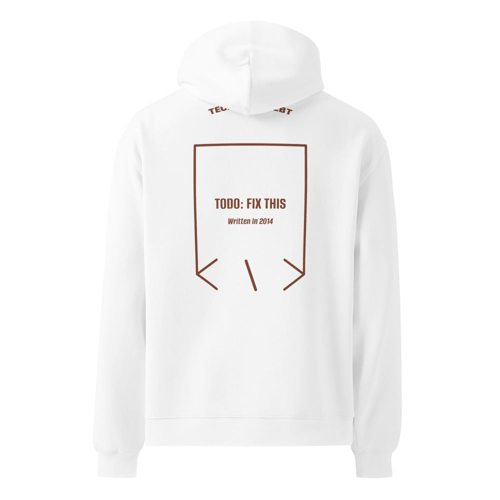 TODO: Fix This — White Chestnut back mockup