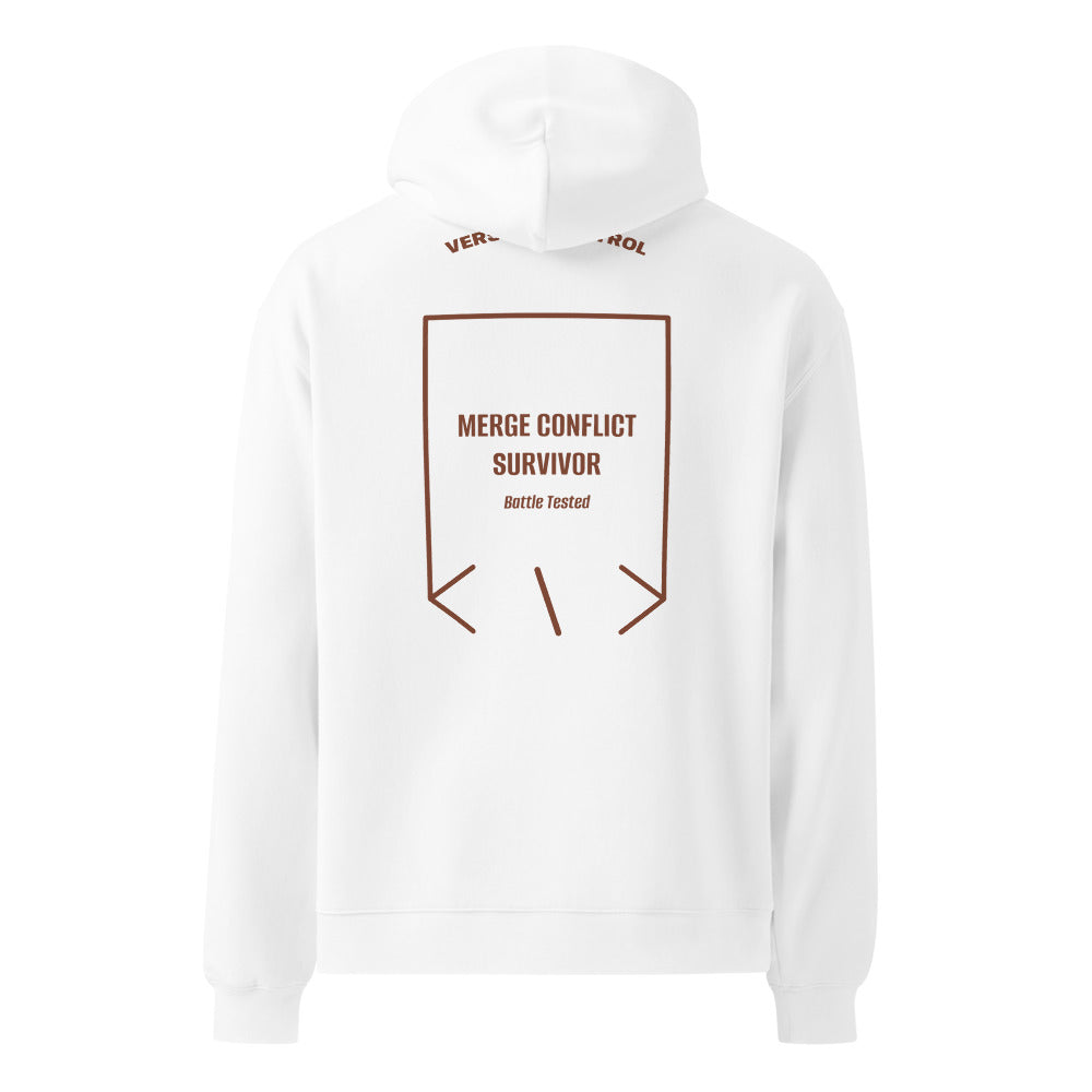 Merge Conflict Survivor — White Chestnut back mockup