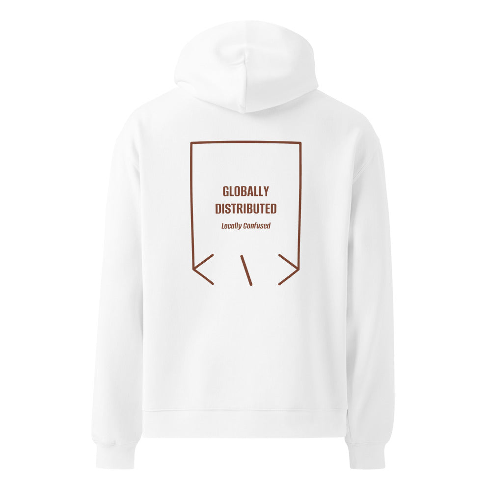 Globally Distributed — White Chestnut back mockup