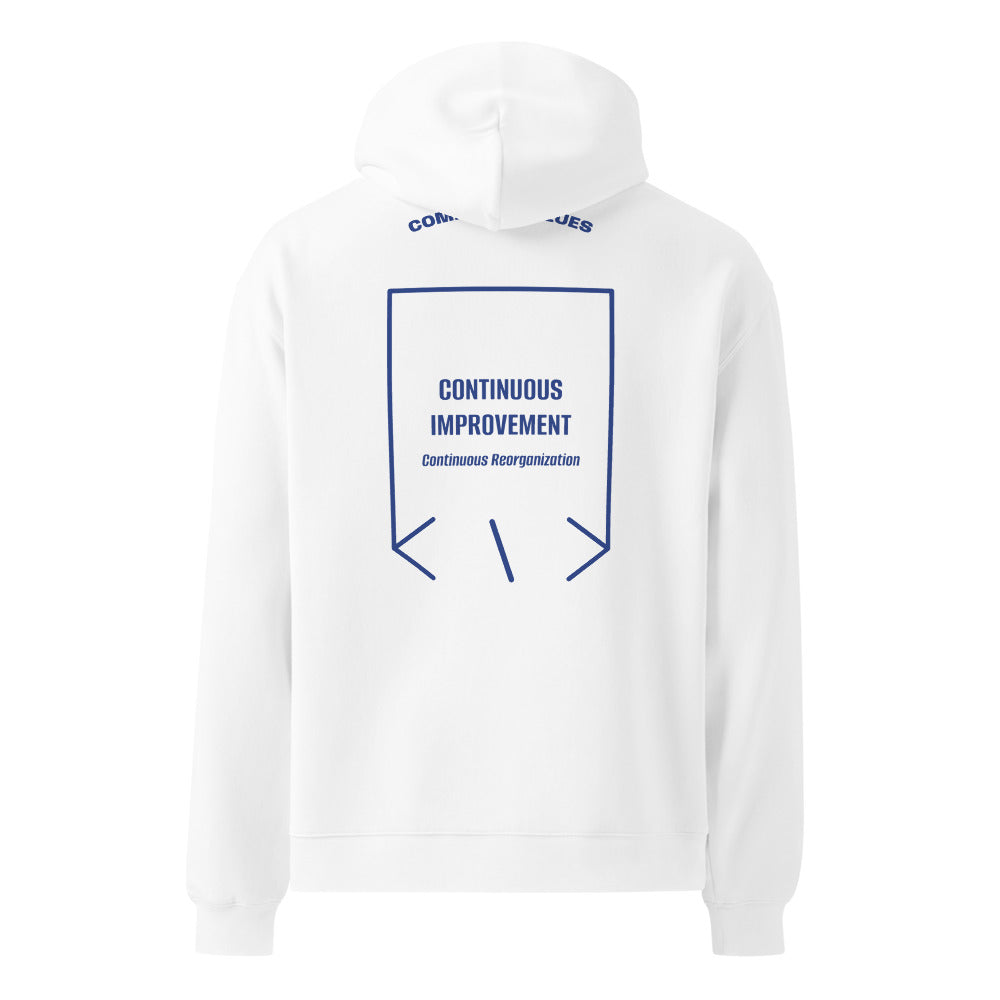 Continuous Improvement — White Cobalt back mockup